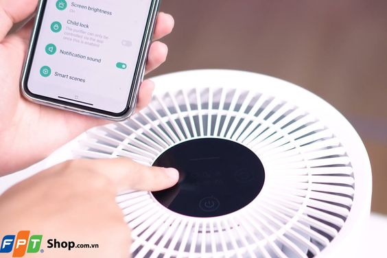 Máy lọc không khí Xiaomi AP 4 Compact điều khiển tiện lợi